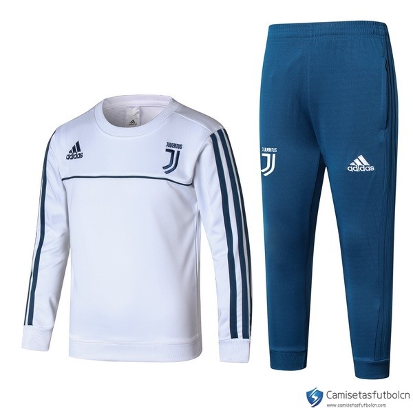 Chandal Juventus Niño 2017-18 Blanco Azul